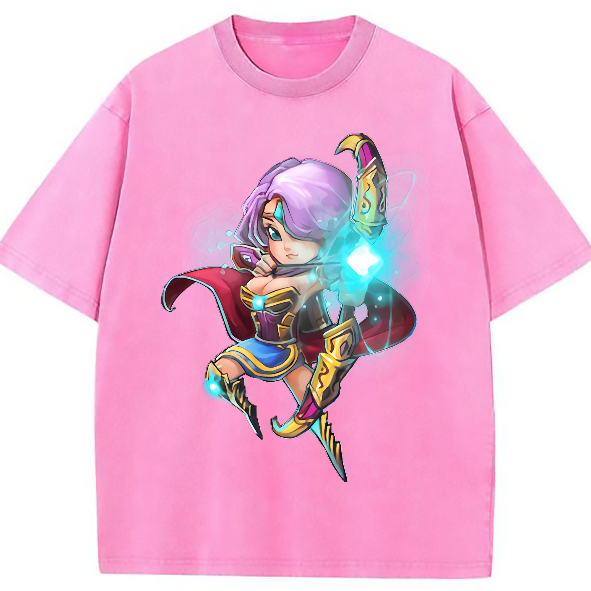（画像用） リーグ・オブ・レジェンド League of Legends LOL 綿100% ヴィンテージ風 半袖Tシャツ（フロントプリント）